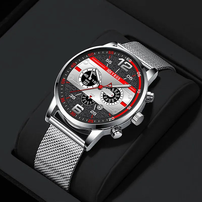 Luxury Fashion Mens Sports Watches Stainless Steel