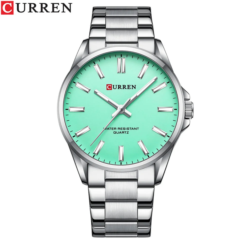 New CURREN Top Brand Luxury Mens Watches  Sport Military Leather Strap Quartz Business